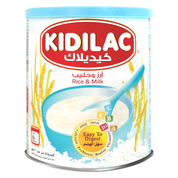 KIDILAC RICE & MILK 400GM